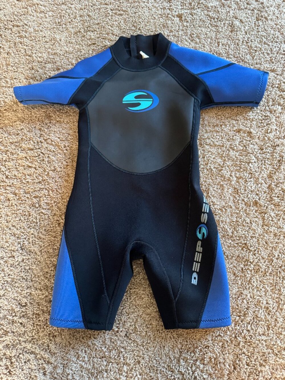 Youth DeepSee Shorty Neoprene Wetsuit, Size Youth Large